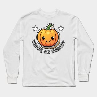 Trick or Treat - Halloween Pumpkin Long Sleeve T-Shirt